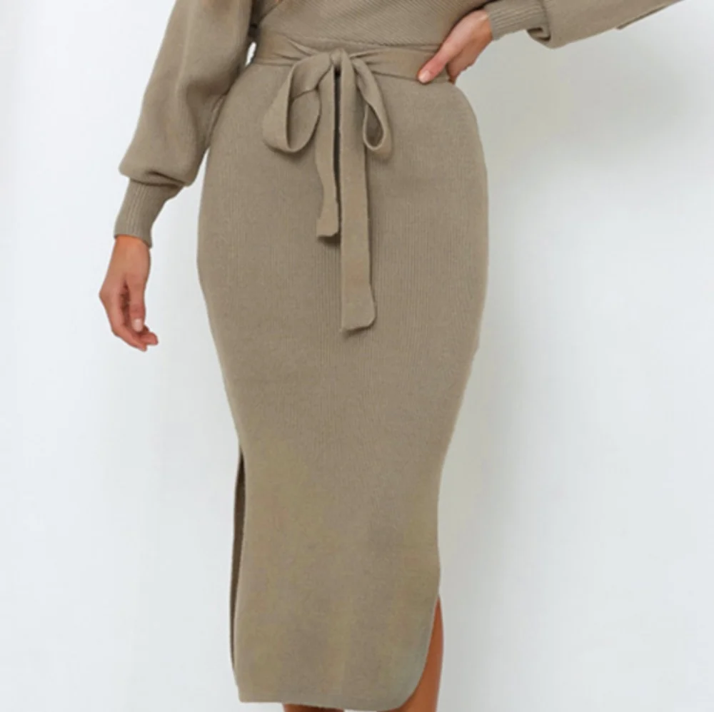 Grace Sweater Dress - Tan - Picture 6 of 8